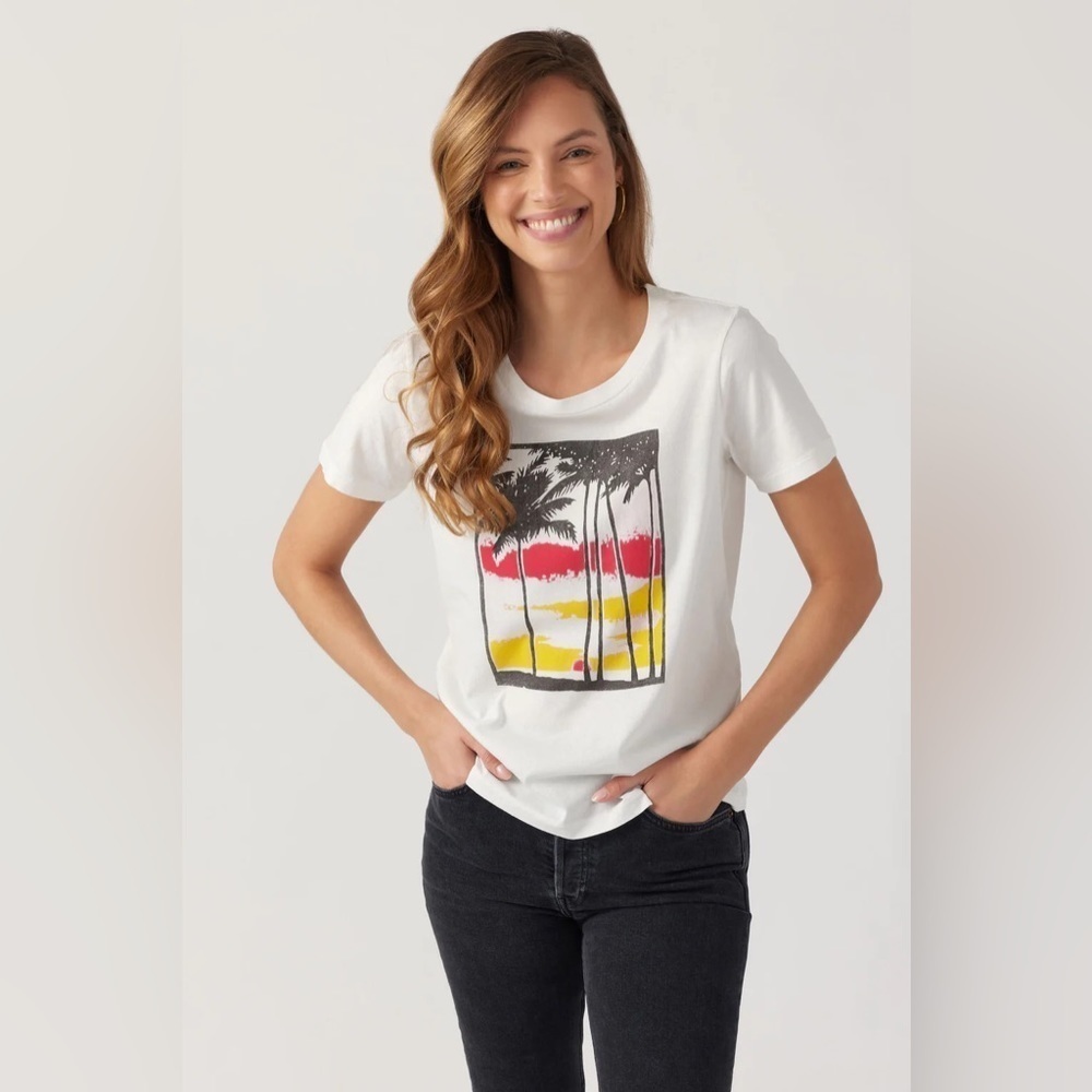 SOL ANGELES Summer Breeze Crew Short Sleeve Tee Shirt L